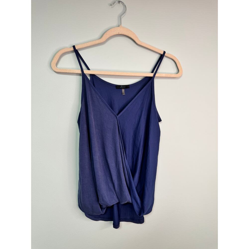 EUC! Soprano V- Neck Wrap Tank - Blue - Size XS